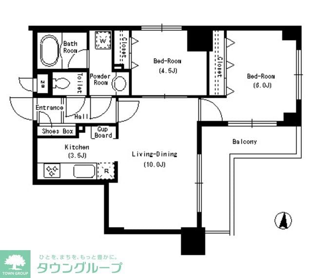 パークキューブ本所吾妻橋の物件間取画像