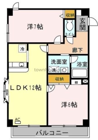 エスポワール篠崎の物件間取画像