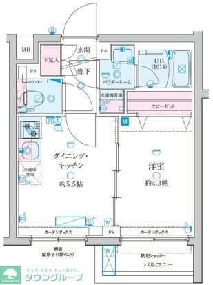 GENOVIA京成立石Vの物件間取画像