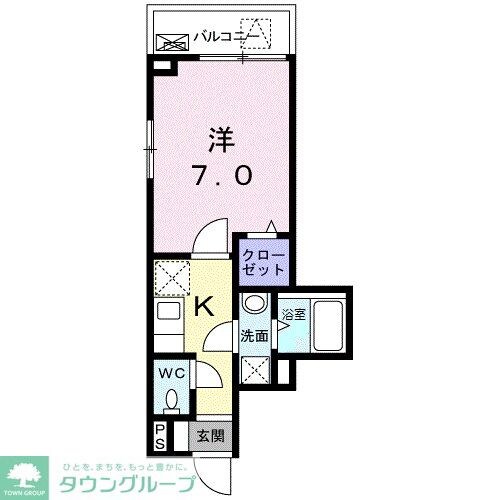 ル　コンフィーエ　サンカントの物件間取画像