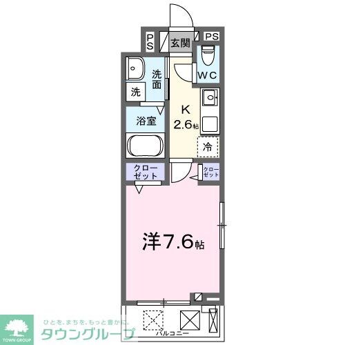 フルール　ベールの物件間取画像