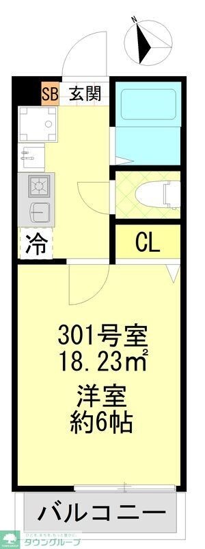 ガーデン一之江の物件間取画像