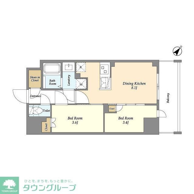 Ａｕｇｕｓｔａ　Ｒｅｓｉｄｅｎｃｅ　新小岩の物件間取画像