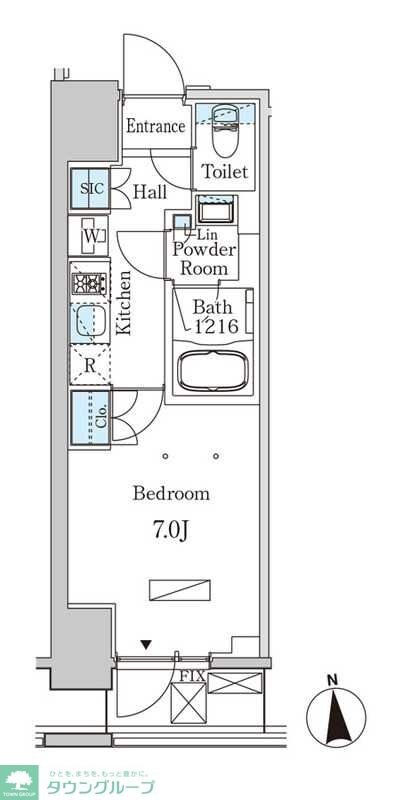 ルジュール神田須田町の物件間取画像