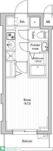 SPコート亀有の物件間取画像
