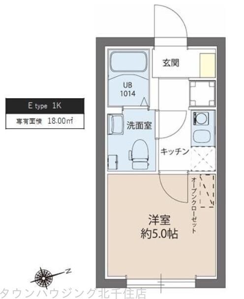 レピュア綾瀬レジデンスの物件間取画像