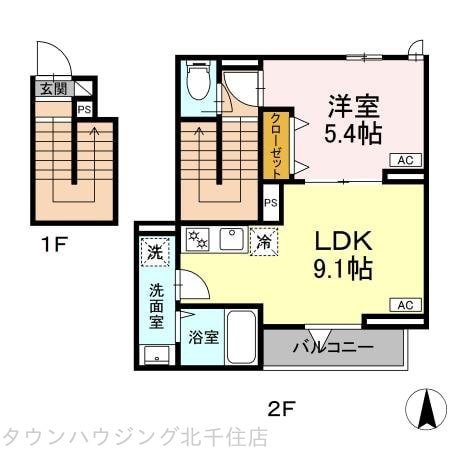 グラナーデ六月の物件間取画像