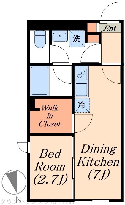 デュオメゾン千住旭町の物件間取画像
