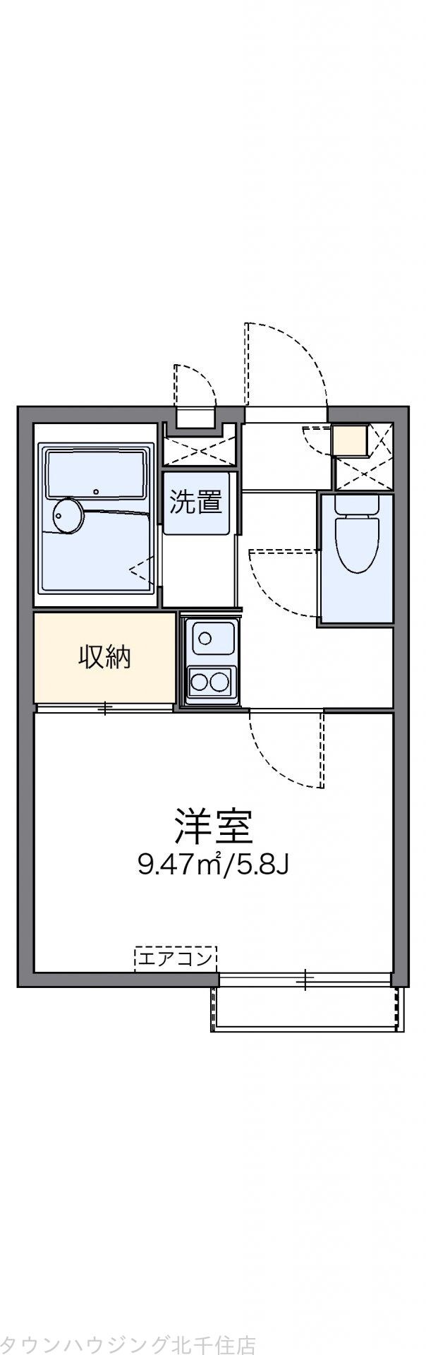 物件間取画像