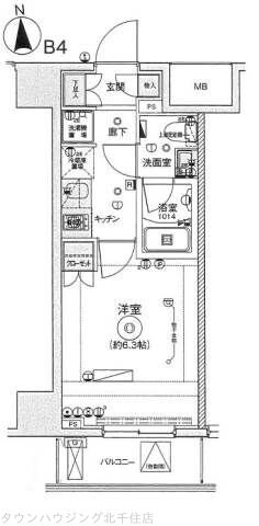 リヴシティ綾瀬WESTの物件間取画像