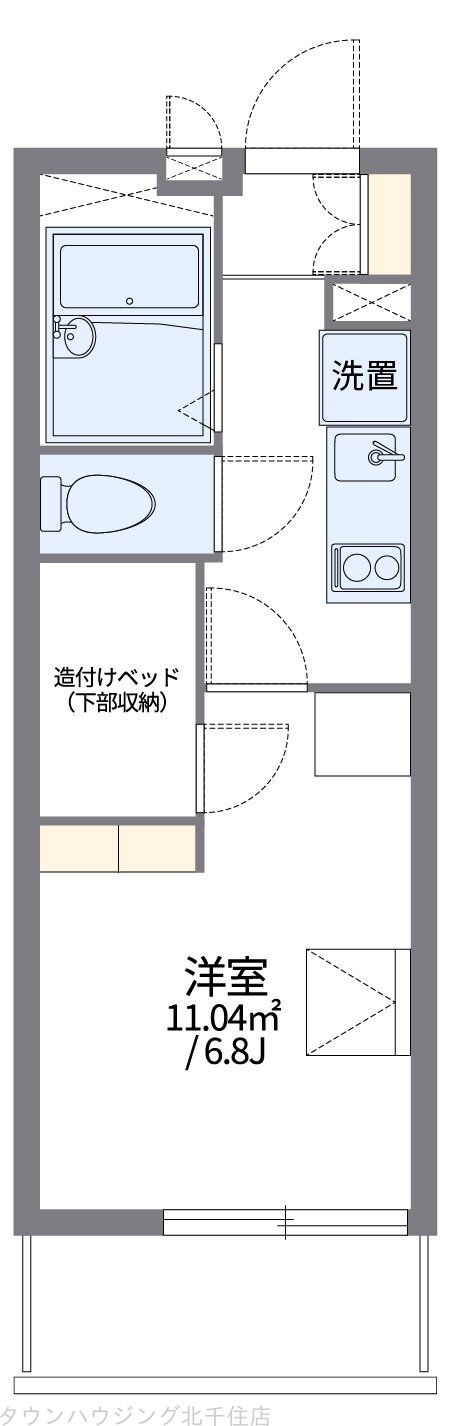 レオパレスＳＵＺＵＫＩ　IIの物件間取画像