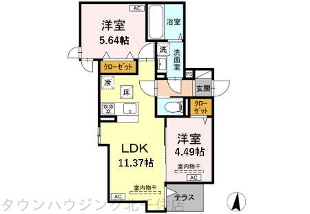 グラナーデ神明の物件間取画像