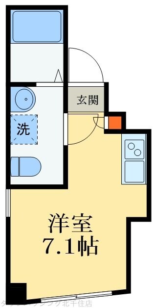 プリーツ千住Northの物件間取画像