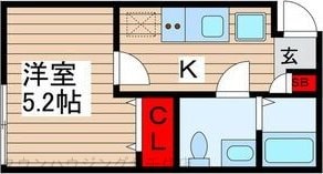 クレアシオン千住の物件間取画像