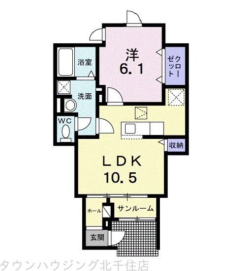 ラ・レコルトIの物件間取画像