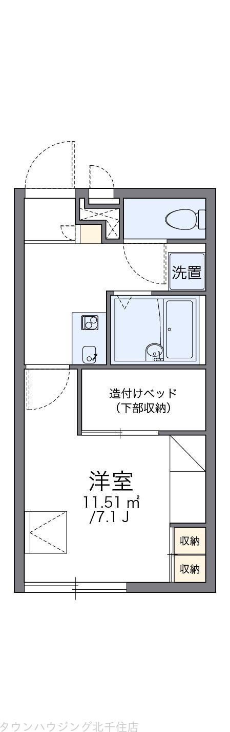 レオパレスユピテルの物件間取画像