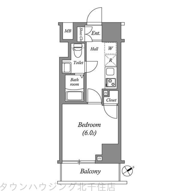 GENOVIAお花茶屋Skygardenの物件間取画像