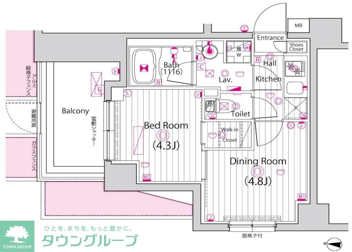 ガーラ・プレシャス新小岩の物件間取画像