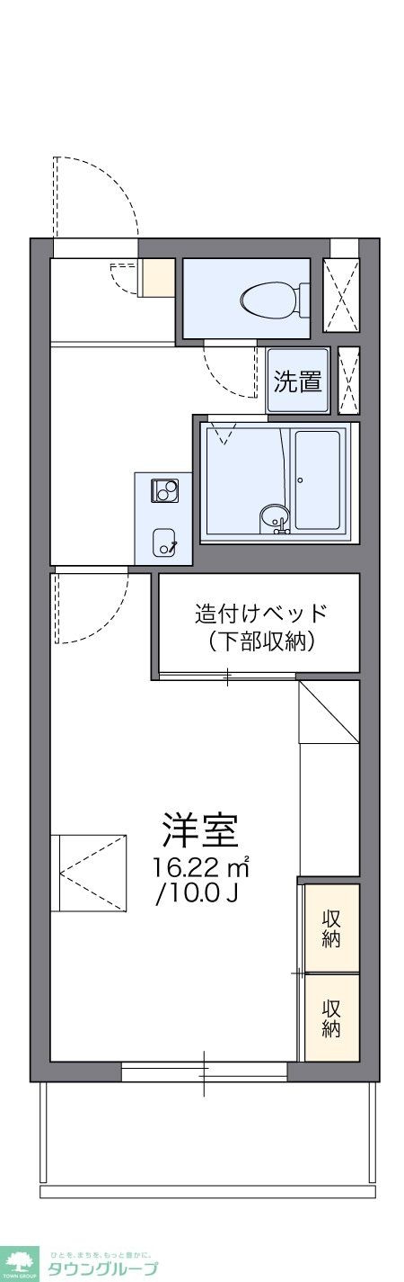 レオパレスグレイスフルの物件間取画像