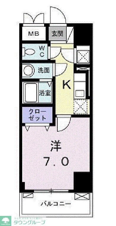 サンアイガーデン見沼代親水公園の物件間取画像