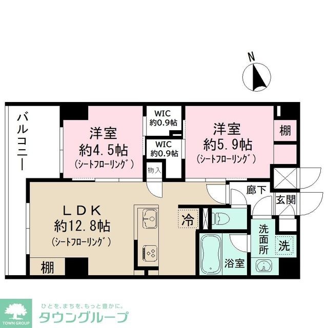 （仮称）足立区千住東１丁目計画の物件間取画像