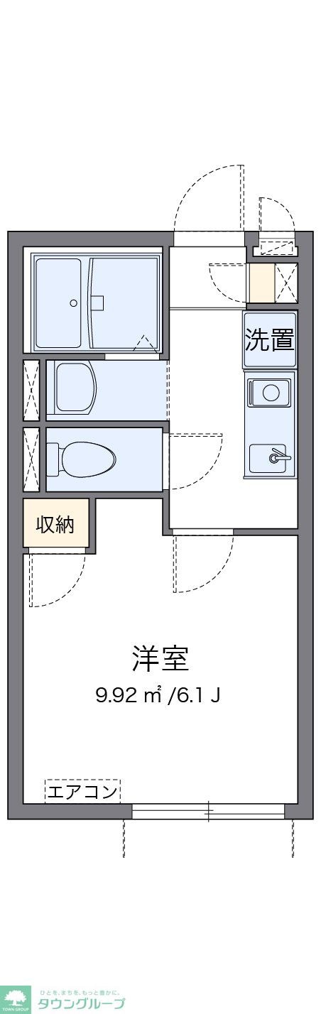 ヴィアロ伊興レジデンスＡの物件間取画像