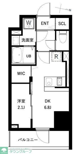アーバンパーク扇大橋の物件間取画像
