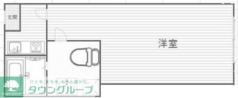 クロス西新井の物件間取画像