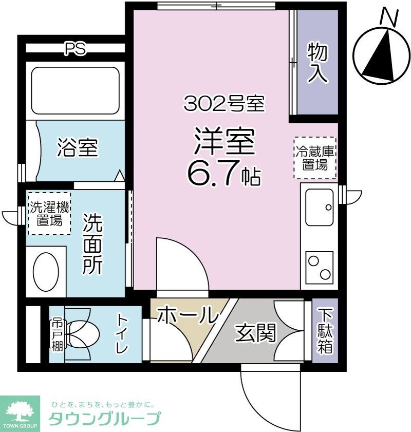 H＆Aルミナスの物件間取画像
