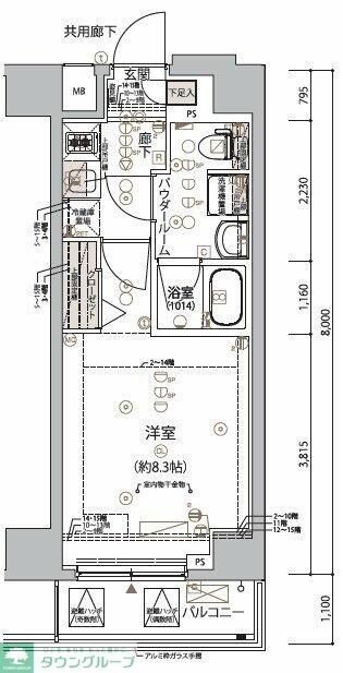 ARCOBALENO KANAMACHIIIの物件間取画像