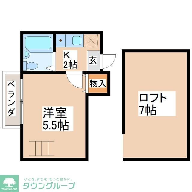 アーバンテラス小菅の物件間取画像