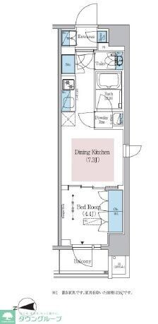 アーバネックス新御徒町駅前の物件間取画像