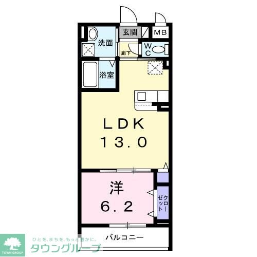 アリーサコート　セントの物件間取画像