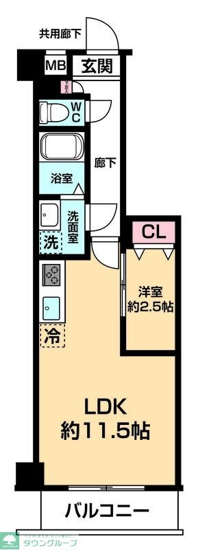 物件間取画像