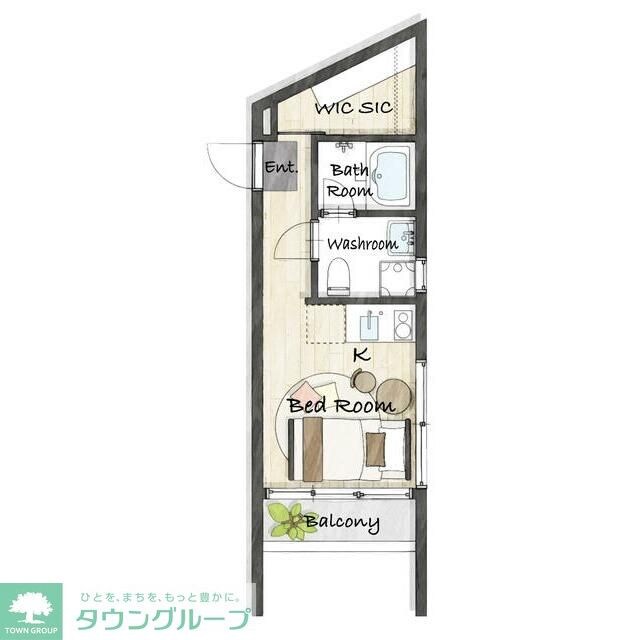 ヴェスパーマティーニ亀有の物件間取画像