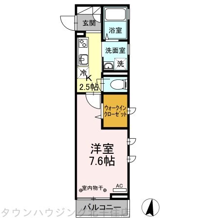 ジュール　ラフィネの物件間取画像