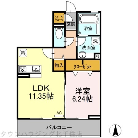 グランテージの物件間取画像