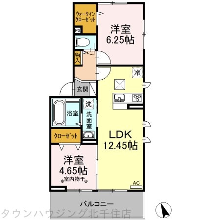 サンモールの物件間取画像