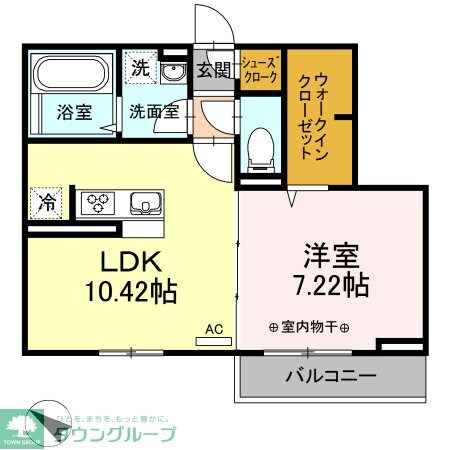 クレールXの物件間取画像