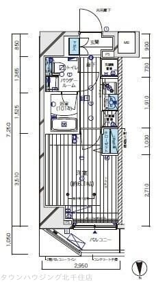 メインステージ北千住Ｖの物件間取画像