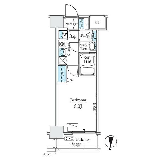 ディームス東陽町IIの物件間取画像