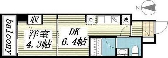 CREAL門前仲町IIの物件間取画像