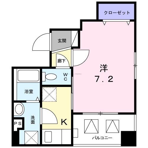 フェリズ　プレンシードの物件間取画像