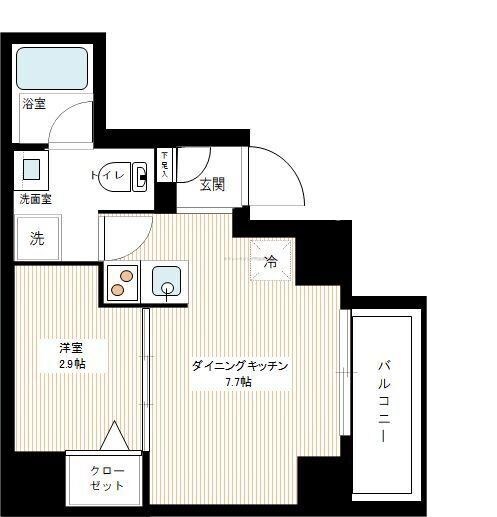 スパシエルクス亀戸の物件間取画像