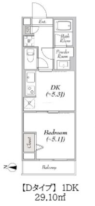 ルミークアン東陽町の物件間取画像