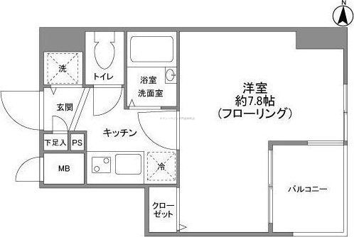 ガーラプレイス錦糸町の物件間取画像