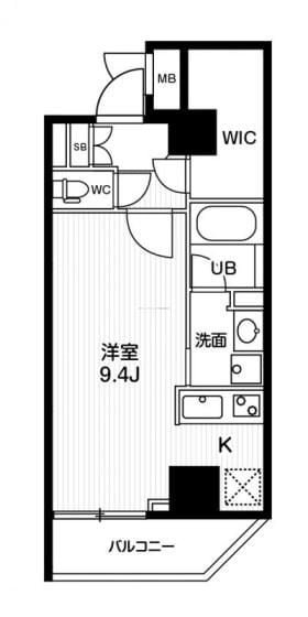 ジェノヴィア両国Vスカイガーデンの物件間取画像