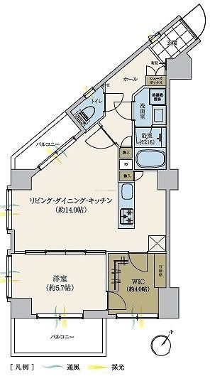 シャルムコート東日本橋の物件間取画像