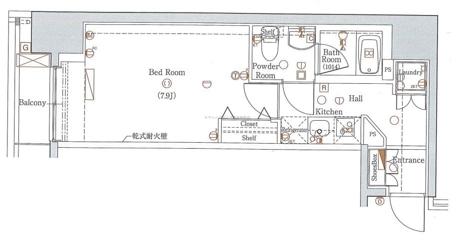 ブレシア銀座イーストの物件間取画像