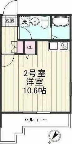 クリアル門前仲町の物件間取画像